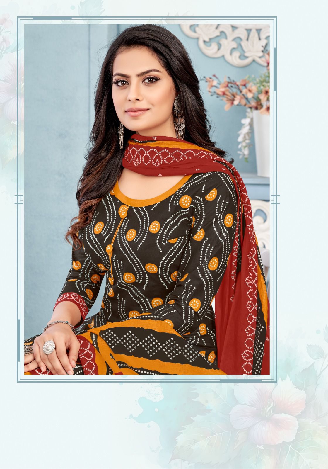 Bandhani Vol 12 By Miss World Cotton Printed Dress Material Wholesale Market In Surat